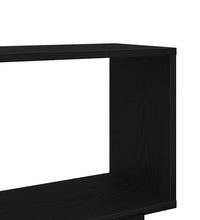Bücherregal Schwarz Eichen-Optik 80x24x96 cm Holzwerkstoff