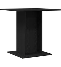 Esstisch Schwarz Eichen-Optik 80x80x75 cm Holzwerkstoff