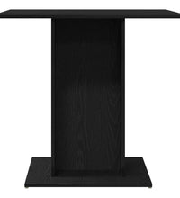 Esstisch Schwarz Eichen-Optik 80x80x75 cm Holzwerkstoff