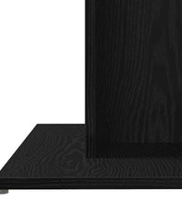 Esstisch Schwarz Eichen-Optik 80x80x75 cm Holzwerkstoff
