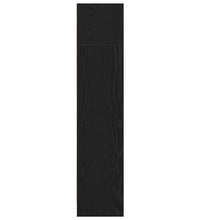 Bücherregal Schwarz Eichen-Optik 60x24x109 cm Holzwerkstoff