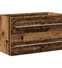 Waschbeckenunterschrank Altholz-Optik 80x38,5x48 cm