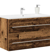 Waschbeckenunterschrank Altholz-Optik 80x38,5x48 cm