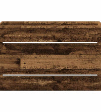 Waschbeckenunterschrank Altholz-Optik 80x38,5x48 cm