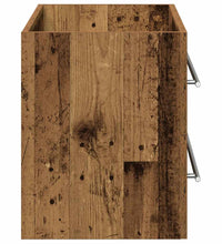 Waschbeckenunterschrank Altholz-Optik 80x38,5x48 cm
