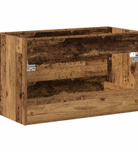 Waschbeckenunterschrank Altholz-Optik 80x38,5x48 cm