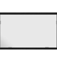 Badspiegel mit LED-Leuchten Schwarz Eichen-Optik 60x8,5x37 cm