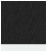 Geschirrspülerblende Schwarz Eichen-Optik 60x1,5x67 cm