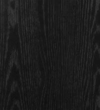 Geschirrspülerblende Schwarz Eichen-Optik 60x1,5x67 cm