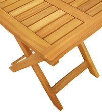 Sonnenliege mit Tisch Massivholz Akazie