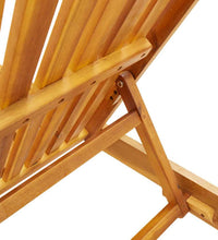Sonnenliege mit Tisch Massivholz Akazie