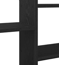 Wandregal Schwarz Eichen-Optik 167,5x18x68 cm Holzwerkstoff