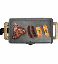 Livoo Grillplatte 1800 W Natur und Schwarz