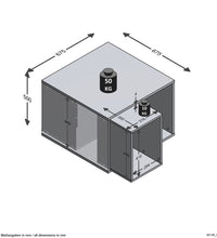 Couchtisch mit 2 Beistelltischen 67,5x67,5x50 cm Weiß Beton-Optik