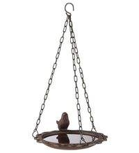 Vogeltränke zum Aufhängen 20,5 cm Braun