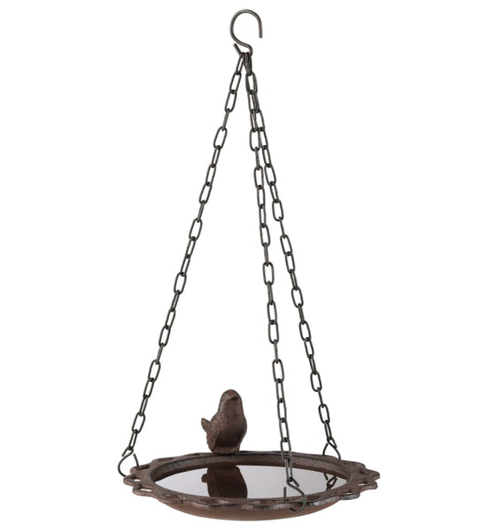 Vogeltränke zum Aufhängen 20,5 cm Braun