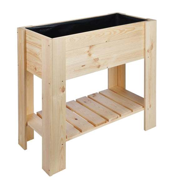 Hochbeet 92×41×80 cm Kiefernholz