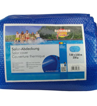 Summer Fun Sommer Poolabdeckung Solar Oval 700x350 cm PE Blau