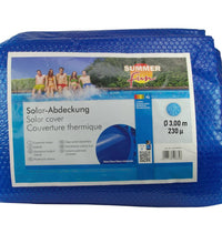 Summer Fun Sommer Poolabdeckung Solar Rund 300 cm PE Blau