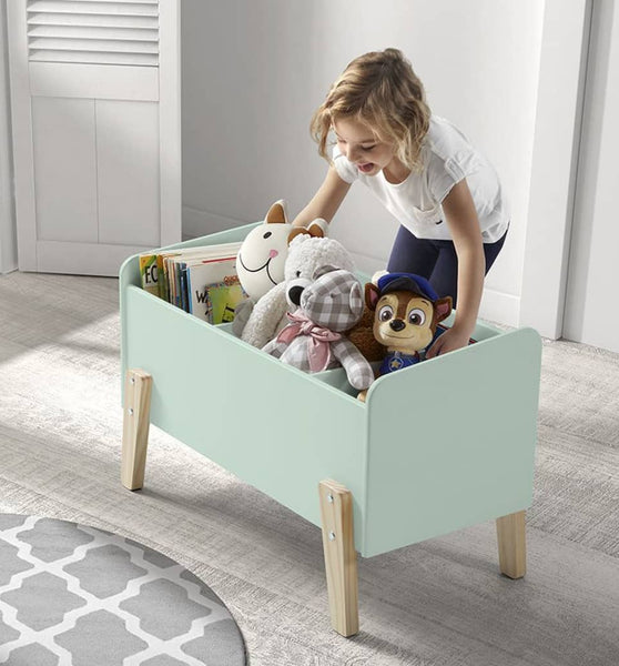 Kids Spielzeugkiste Kiddy Holz Minzgrün