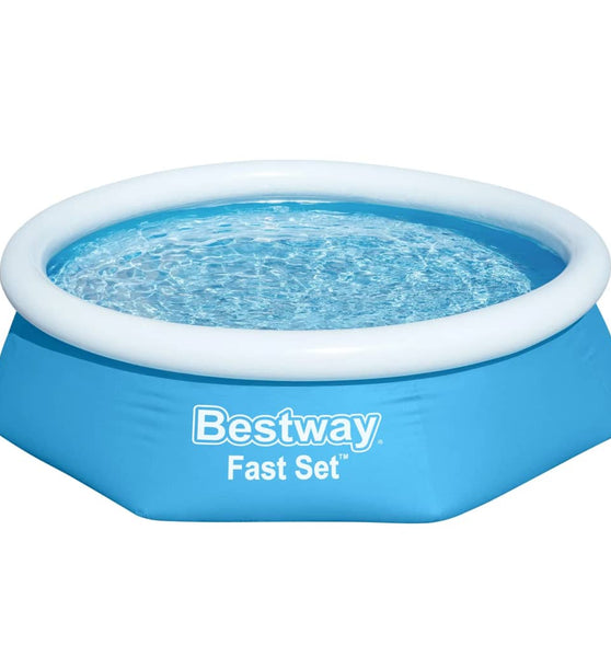 Fast Set Aufblasbarer Swimmingpool Rund 244x66 cm