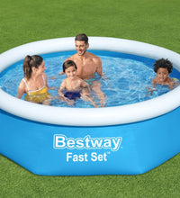 Fast Set Aufblasbarer Swimmingpool Rund 244x66 cm