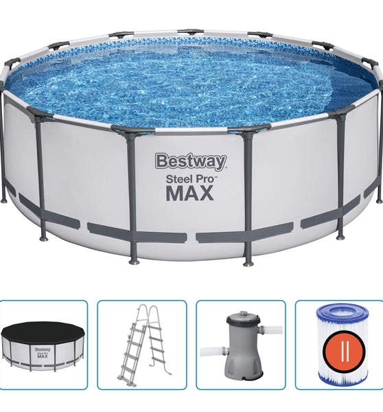 Steel Pro MAX Rund Pool-Set 396x122 cm