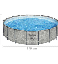 Power Steel Swimmingpool 549x122 cm