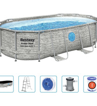 Power Steel Swimmingpool-Set 427x250x100 cm