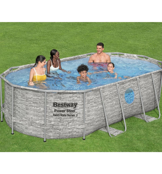 Power Steel Swimmingpool-Set 427x250x100 cm