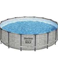 Power Steel Swimming Pool Rund 488x122 cm