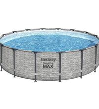 Power Steel Swimming Pool Rund 488x122 cm