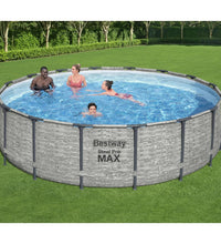 Power Steel Swimming Pool Rund 488x122 cm