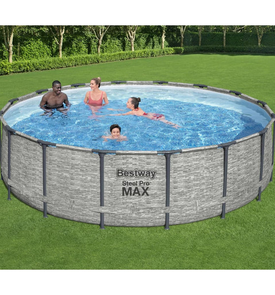 Power Steel Swimming Pool Rund 488x122 cm