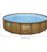 Power Steel Swimmingpool-Set 549x122 cm