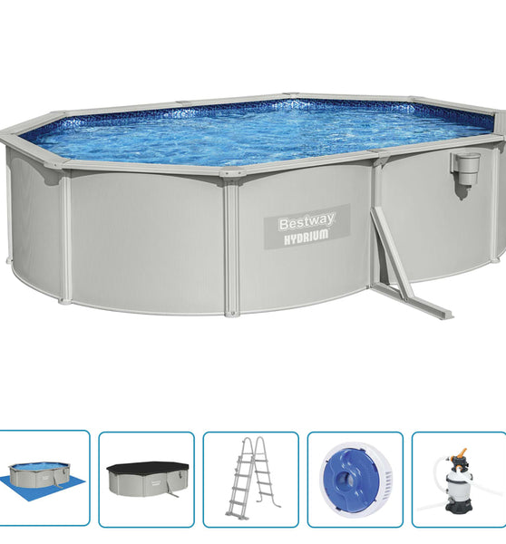 Hydrium Swimmingpool-Set 500x360x120 cm