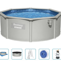 Hydrium Oberirdisches Frame-Pool Rund 360x120 cm