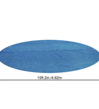 Bestway Solar-Poolabdeckung Flowclear Rund 462 cm Blau