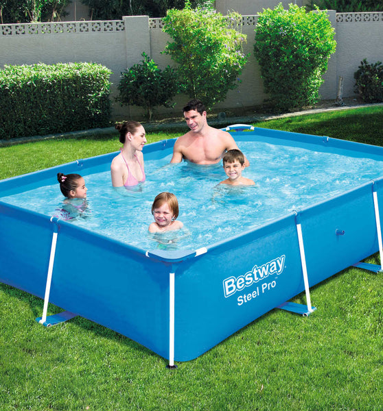 Steel Pro Swimming Pool mit Stahlrahmen 259x170x61 cm 56403