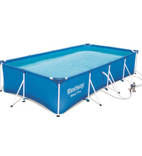 Steel Pro Swimmingpool-Set Rechteckig 400×211×81 cm 56424