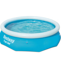 Fast Set Aufblasbarer Swimmingpool Rund 305x76 cm 57266
