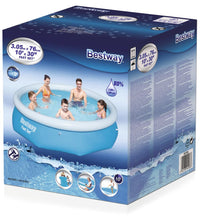 Fast Set Aufblasbarer Swimmingpool Rund 305x76 cm 57266