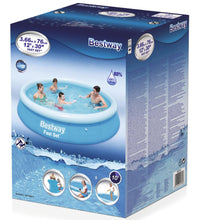 Fast Set Aufblasbarer Swimmingpool Rund 366x76 cm 57273