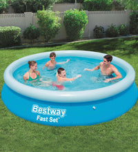 Fast Set Aufblasbarer Swimmingpool Rund 366x76 cm 57273