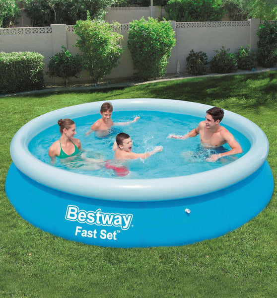 Fast Set Aufblasbarer Swimmingpool Rund 366x76 cm 57273