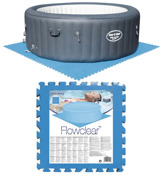 Bestway Pool-Bodenschutz 8 Stk. Blau 58220