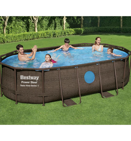 Bestway Power Steel Swimmingpool-Set 427x250x100 cm