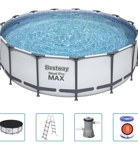 Bestway Steel Pro MAX Swimmingpool-Set Rund 457x122 cm