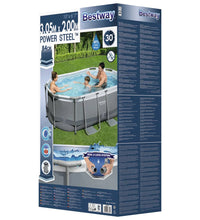 Power Steel Oberirdischer Pool Oval 305x200x84 cm