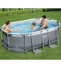 Power Steel Oberirdischer Pool Oval 305x200x84 cm
